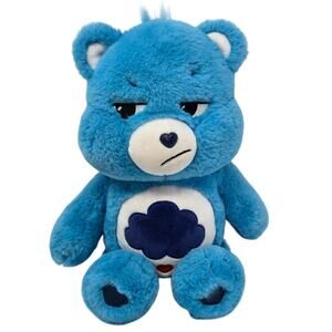 Basic Fun Grumpy Bear Care Bears Blue Emotions Stuffed Animal Plush Toy 12"